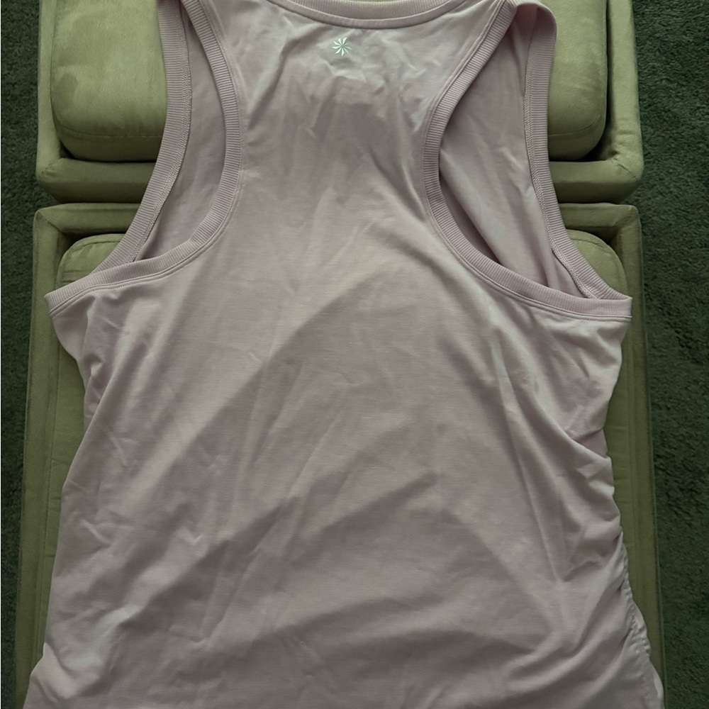 Athleta Light Pink Rouched Tank Top - Picture 5 of 5